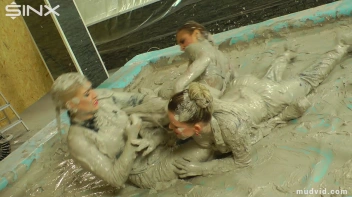 Messy girls double team hot blonde in mud wrestling catfight Screencap 36 on sinx.preview.netperv.com