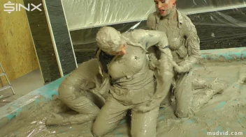Messy girls double team hot blonde in mud wrestling catfight Screencap 38 on sinx.preview.netperv.com