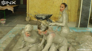 Messy girls double team hot blonde in mud wrestling catfight Screencap 45 on sinx.preview.netperv.com