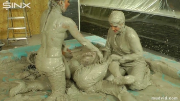 Messy girls double team hot blonde in mud wrestling catfight Screencap 56 on sinx.preview.netperv.com