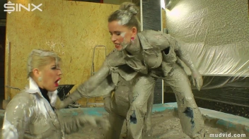 Messy girls double team hot blonde in mud wrestling catfight Screencap 10 on sinx.preview.netperv.com