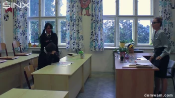 Bratty Schoolgirls Tie Up Their Teacher For WAM Fun - Cam 1 Screencap 20 on sinx.preview.netperv.com