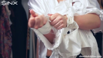 Big Tittied Brunette's Clothes Shredding Saga - Cam 1 Screencap 47 on sinx.preview.netperv.com