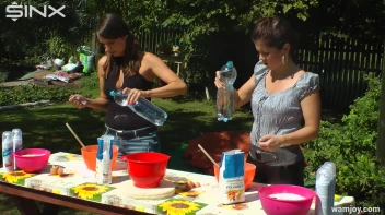 Brunette Hotties Compete In Messy Food Fight Screencap 12 on sinx.preview.netperv.com