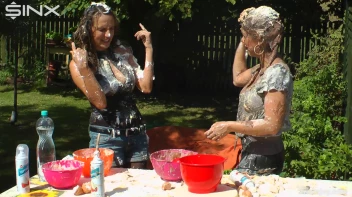 Brunette Hotties Compete In Messy Food Fight Screencap 41 on sinx.preview.netperv.com