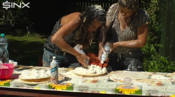 Brunette Hotties Compete In Messy Food Fight Screencap 58 on sinx.preview.netperv.com