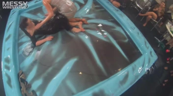 Messy Wrestling: Stylish, Feisty, And Ready To Rock That Oil!  4 Action Cam Battles With 8 Crazy Babes!! Screencap 74 on sinx.preview.netperv.com