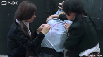 Bratty Schoolgirls Tie Up Their Teacher For WAM Fun - Cam 1 Screencap 91 on sinx.preview.netperv.com