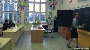 Bratty Schoolgirls Tie Up Their Teacher For WAM Fun - Cam 1 Screencap 41 on sinx.preview.netperv.com