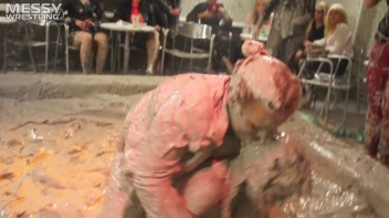 Muddy Wrestling: Roughin' Up The Ring In Leather! 2 Amateur Battles - Audience vs. Audience Screencap 67 on sinx.preview.netperv.com