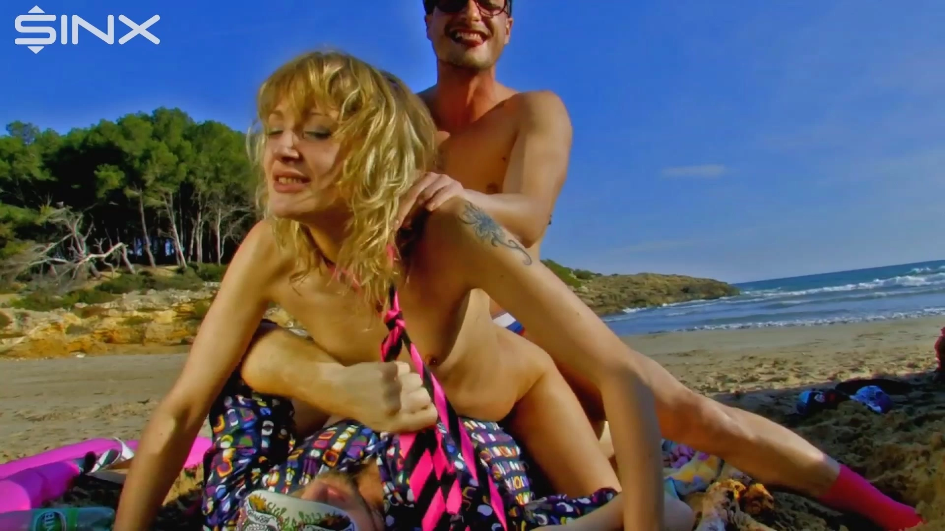 Blonde Cucks Her Husband At The Beach on sinx.preview.netperv.com