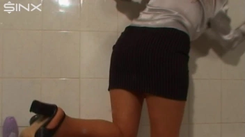 Clothed Busty Babe Gets Clean In Bathroom Screencap 10 on sinx.preview.netperv.com