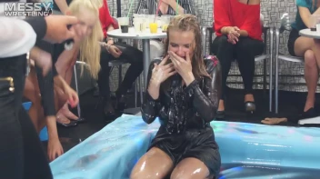 Making The Most Of The Mess As They Romp, Stomp, and Slop It Up In The Oil! 2 Audience Fights!! Screencap 49 on sinx.preview.netperv.com