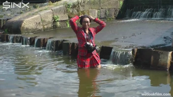 Ebony Babe Goes For A Swim In School Uniform Screencap 13 on sinx.preview.netperv.com