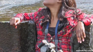 Ebony Babe Goes For A Swim In School Uniform Screencap 25 on sinx.preview.netperv.com