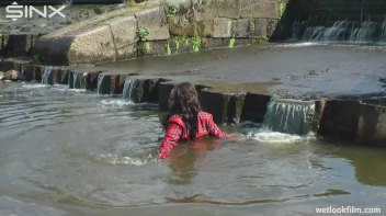 Ebony Babe Goes For A Swim In School Uniform Screencap 28 on sinx.preview.netperv.com