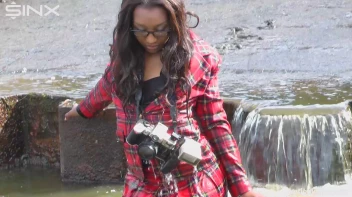 Ebony Babe Goes For A Swim In School Uniform Screencap 31 on sinx.preview.netperv.com