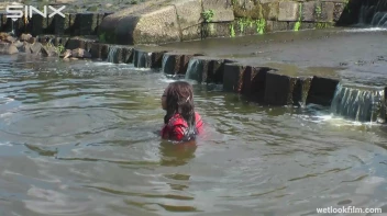 Ebony Babe Goes For A Swim In School Uniform Screencap 36 on sinx.preview.netperv.com