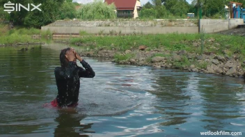 Ebony Babe Goes For A Swim In School Uniform Screencap 50 on sinx.preview.netperv.com