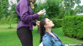 Washing Their Hair Anywhere and Everywhere Screencap 27 on sinx.preview.netperv.com