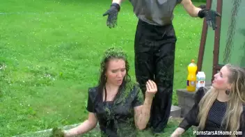 Three Beauties Make A Mess Of Themselves In The Backyard Screencap 57 on sinx.preview.netperv.com