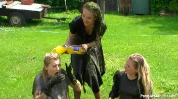 Three Beauties Make A Mess Of Themselves In The Backyard Screencap 74 on sinx.preview.netperv.com