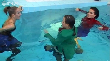 Pool Fun For Satin Clad Babes Screencap 60 on sinx.preview.netperv.com