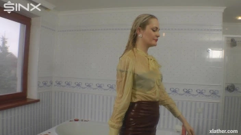 PVC Maid Lathers And Washes Bosses Hair Screencap 87 on sinx.preview.netperv.com