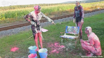 Outdoor Painting Session Turns Messy Quick Screencap 56 on sinx.preview.netperv.com