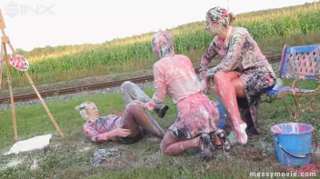 Outdoor Painting Session Turns Messy Quick Screencap 72 on sinx.preview.netperv.com