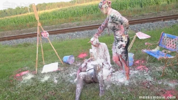 Outdoor Painting Session Turns Messy Quick Screencap 75 on sinx.preview.netperv.com