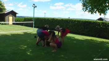 Bossy girls coach covered in oil Screencap 3 on sinx.preview.netperv.com