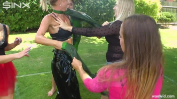 Bossy girls coach covered in oil Screencap 39 on sinx.preview.netperv.com