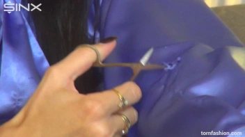 Ripped Blouse Exposes Her Massive Assets Screencap 8 on sinx.preview.netperv.com