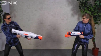 Hot Babes In Water Fight Action Screencap 2 on sinx.preview.netperv.com