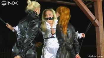 Hot Blonde Strung Up In Her Shredded Clothes And Suffering - 1 Screencap 53 on sinx.preview.netperv.com