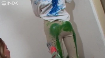 Dressed Babes Paint Each Others Outfits Screencap 27 on sinx.preview.netperv.com