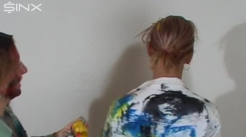 Dressed Babes Paint Each Others Outfits Screencap 40 on sinx.preview.netperv.com