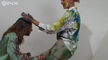 Dressed Babes Paint Each Others Outfits Screencap 42 on sinx.preview.netperv.com