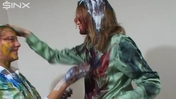 Dressed Babes Paint Each Others Outfits Screencap 57 on sinx.preview.netperv.com