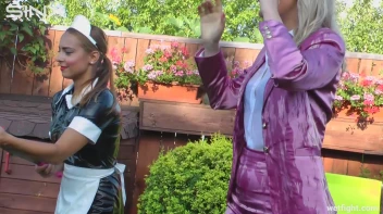 Blonde Fights Her Maid In The Pool Screencap 18 on sinx.preview.netperv.com