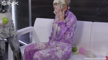 Feisty Blondes' Messy Milkshake Rumble Screencap 42 on sinx.preview.netperv.com