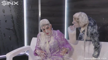 Feisty Blondes' Messy Milkshake Rumble Screencap 75 on sinx.preview.netperv.com