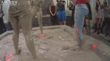 Messy Wrestling: Fully Clothed Fueds In The Mud! 4 No Mercy Catfighters Get Their Slop On! Screencap 27 on sinx.preview.netperv.com
