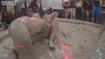 Messy Wrestling: Fully Clothed Fueds In The Mud! 4 No Mercy Catfighters Get Their Slop On! Screencap 41 on sinx.preview.netperv.com