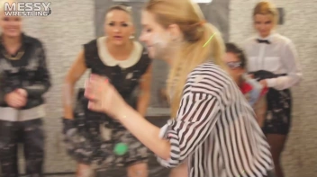 Messy Wrestling: Fully Clothed Fueds In The Mud! 4 No Mercy Catfighters Get Their Slop On! Screencap 56 on sinx.preview.netperv.com