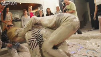 Messy Wrestling: Fully Clothed Fueds In The Mud! 4 No Mercy Catfighters Get Their Slop On! Screencap 62 on sinx.preview.netperv.com
