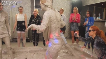 Messy Wrestling: Fully Clothed Fueds In The Mud! 4 No Mercy Catfighters Get Their Slop On! Screencap 72 on sinx.preview.netperv.com