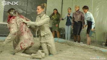 Two Sophisticated Ladies Wrestle In Mud Screencap 32 on sinx.preview.netperv.com
