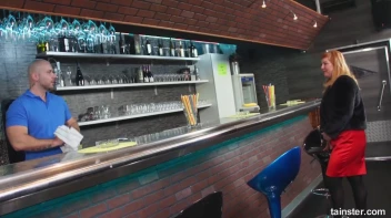 High Class MILF Gets Bartender Banged! Screencap 2 on sinx.preview.netperv.com